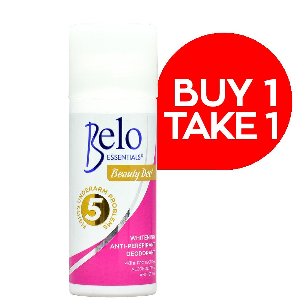 B1T1 Belo Whitening Beauty Deo Roll On (40mL x 2) EXP Aug 2023 - La Belleza AU Skin & Wellness