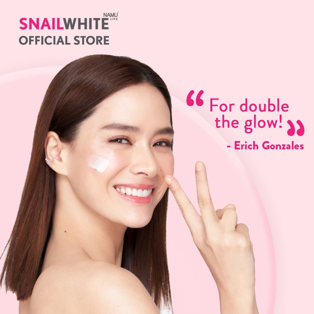 NEW! Snailwhite Double Boosting Brightening Serum 40ml + 40ml - La Belleza AU Skin & Wellness