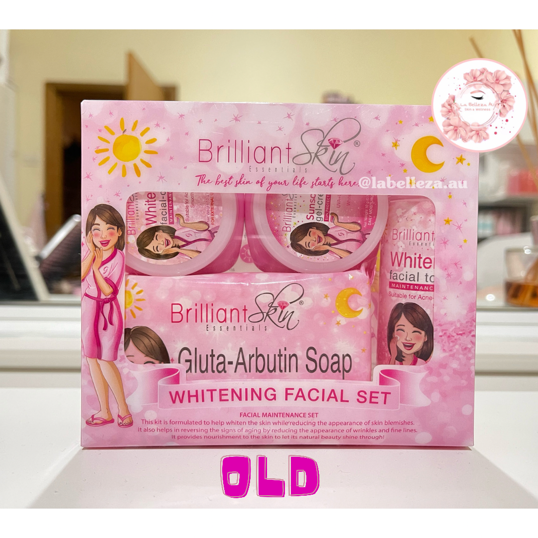 Brilliant Skin Whitening Facial Set (New Packaging) - La Belleza AU Skin & Wellness