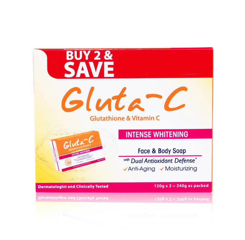 Gluta-C Intense Whitening Dual Antioxidant Soap 2x120g - La Belleza AU Skin & Wellness