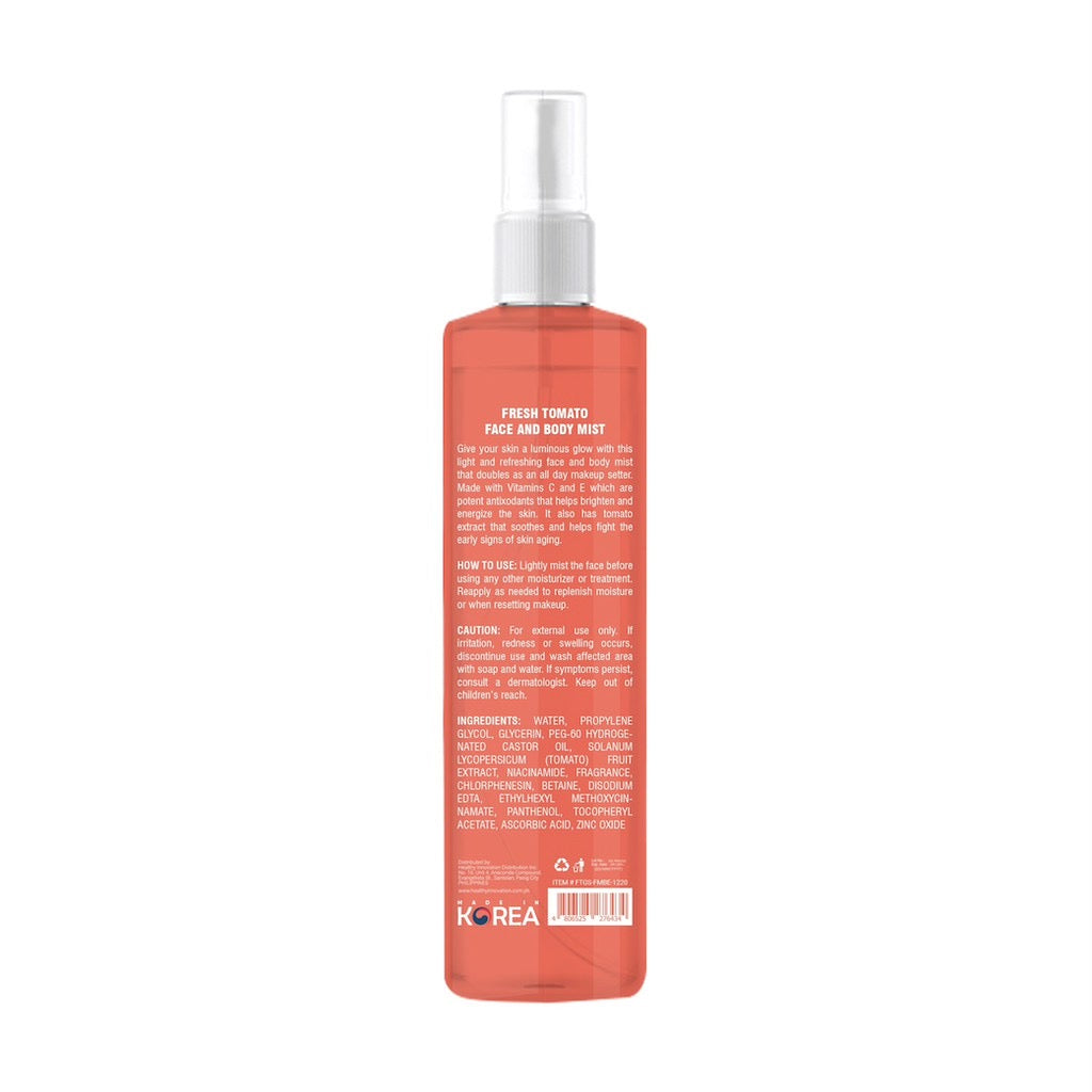 FRESH Skinlab Tomato Glass Skin 3in1 Vit C Brightening Face & Body Mist 150ml (New Look) - La Belleza AU Skin & Wellness