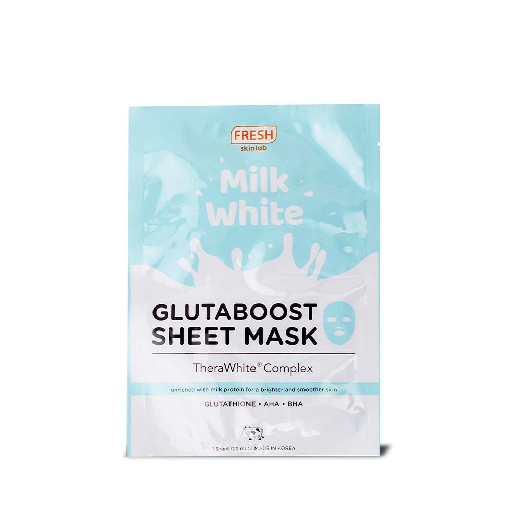 Fresh Skinlab Milk White Glutaboost Sheet Mask 1 Sheet (22ml) - La Belleza AU Skin & Wellness