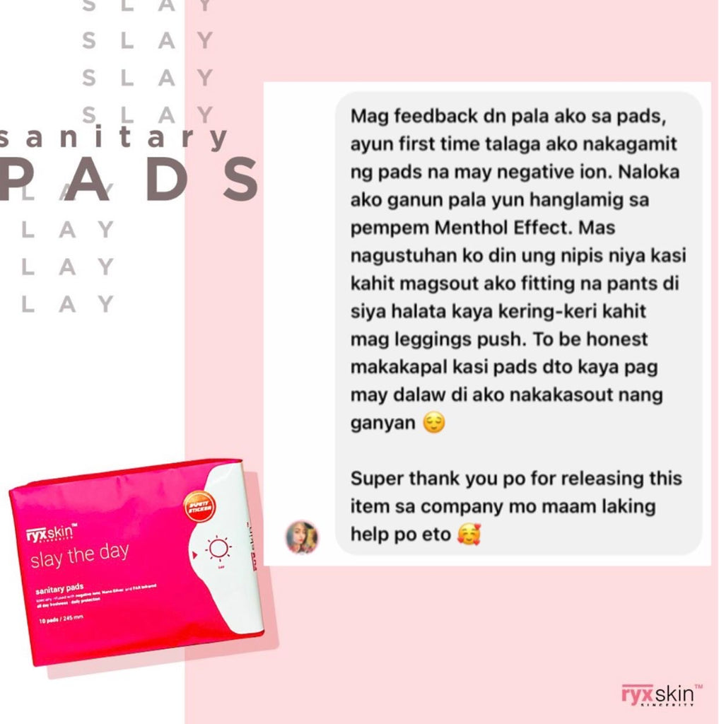 Slay The Day Sanitary Pads - La Belleza AU Skin & Wellness