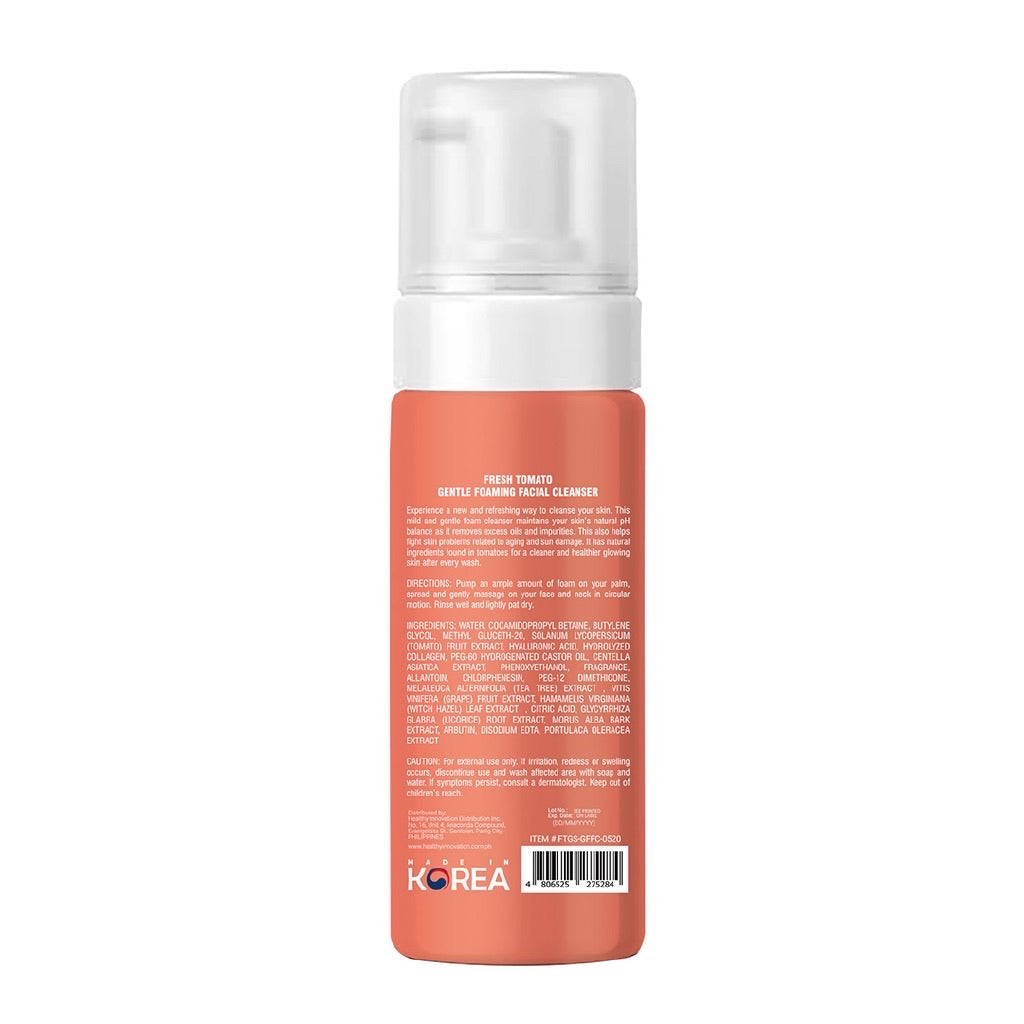 Fresh Tomato Glass Skin Gentle Foaming Facial Cleanser (100ml) - La Belleza AU Skin & Wellness