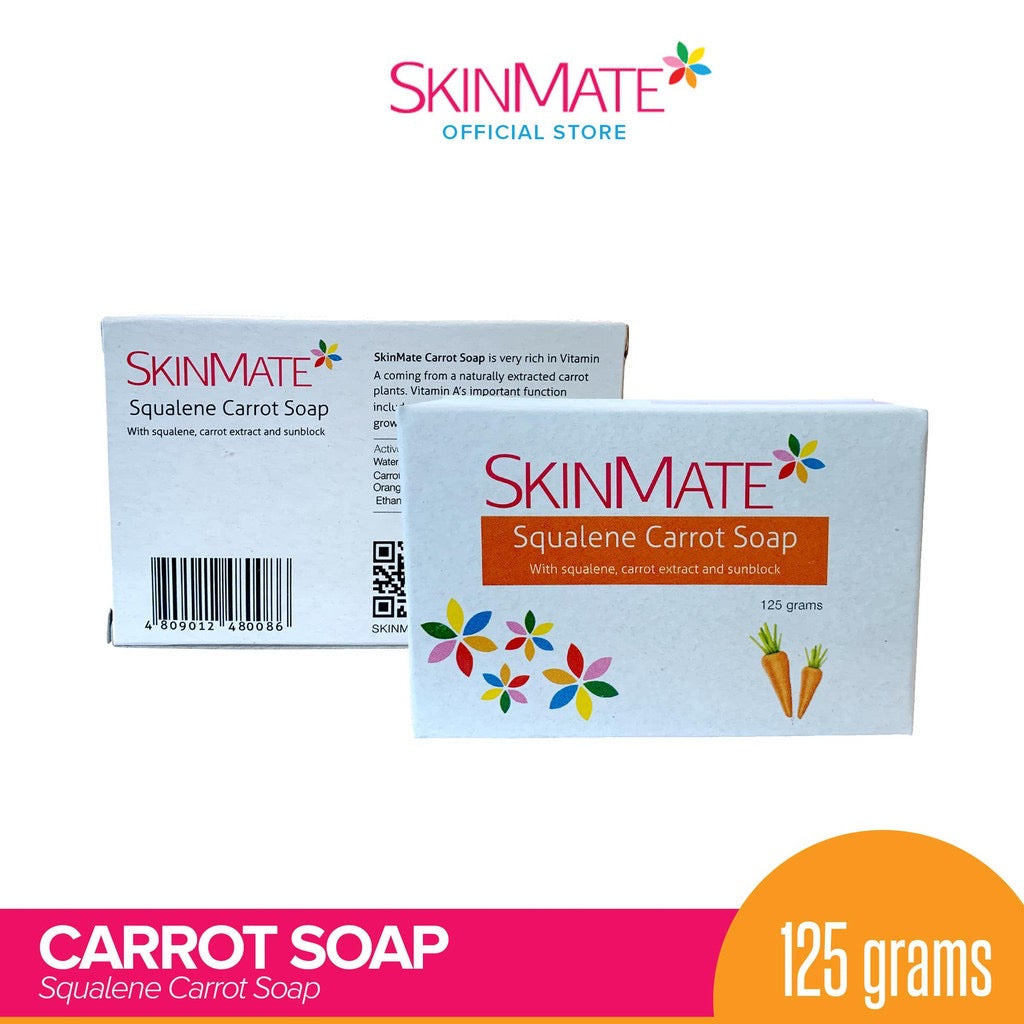 SKINMATE Carrot Soap 125grams - La Belleza AU Skin & Wellness