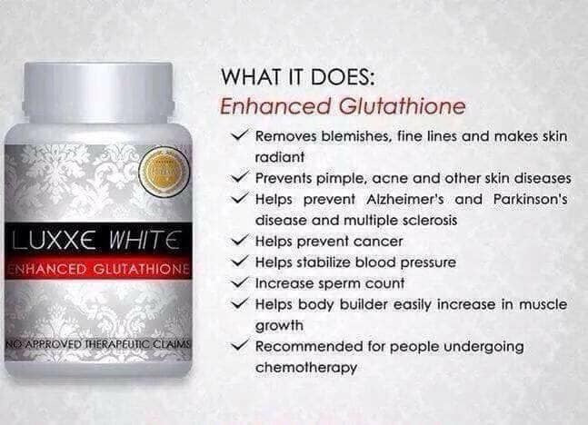 Luxxe White Enhanced Glutathione 60 capsules - La Belleza AU Skin & Wellness