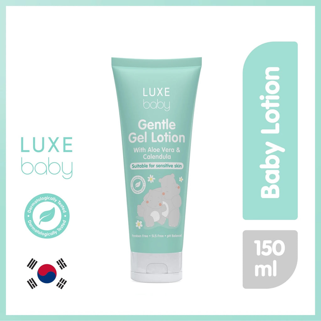Luxe Baby Gentle Gel Lotion w/ Aloe Vera & Calendula 150ml - La Belleza AU Skin & Wellness