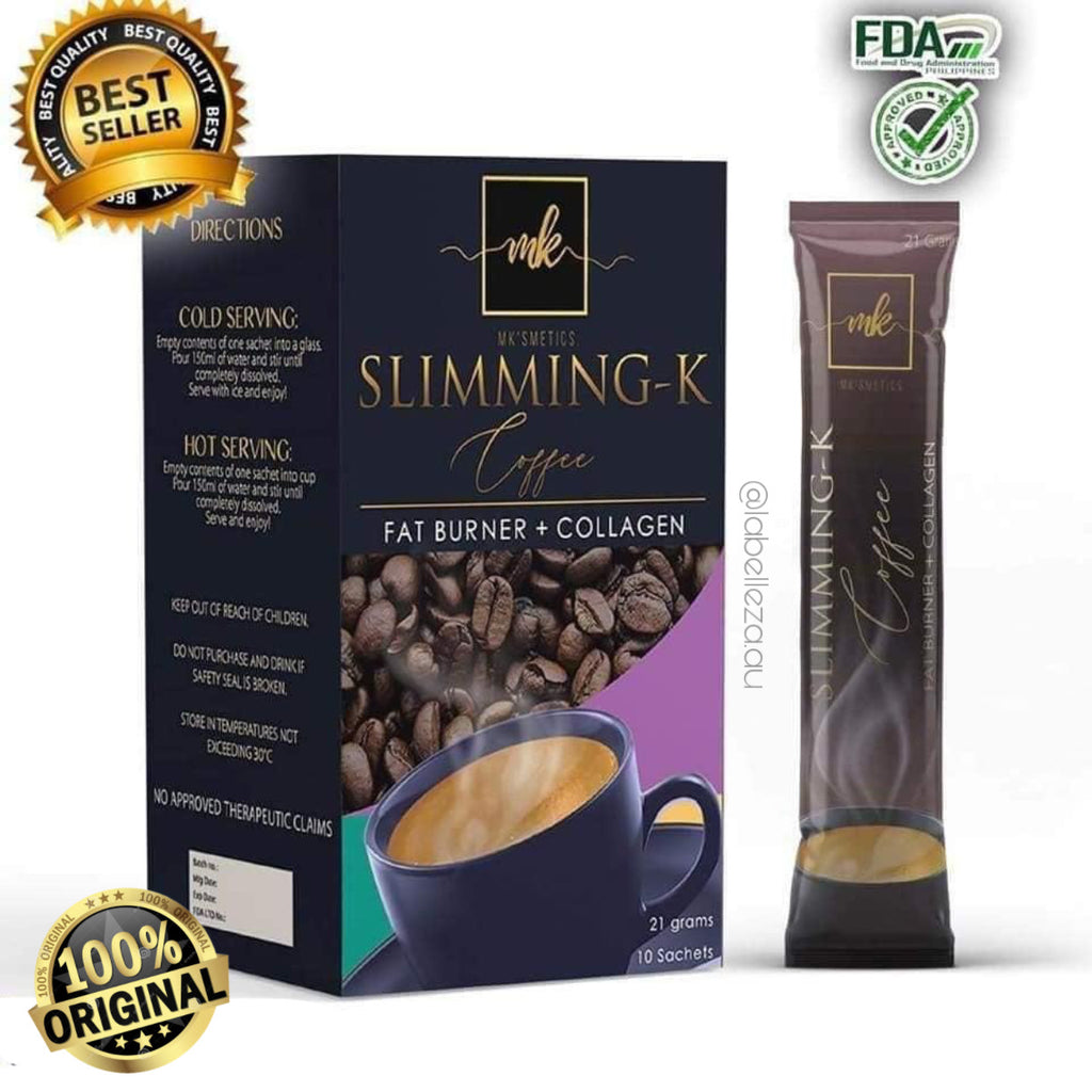 Slimming-K Coffee Fat Burner + Collagen - La Belleza AU Skin & Wellness