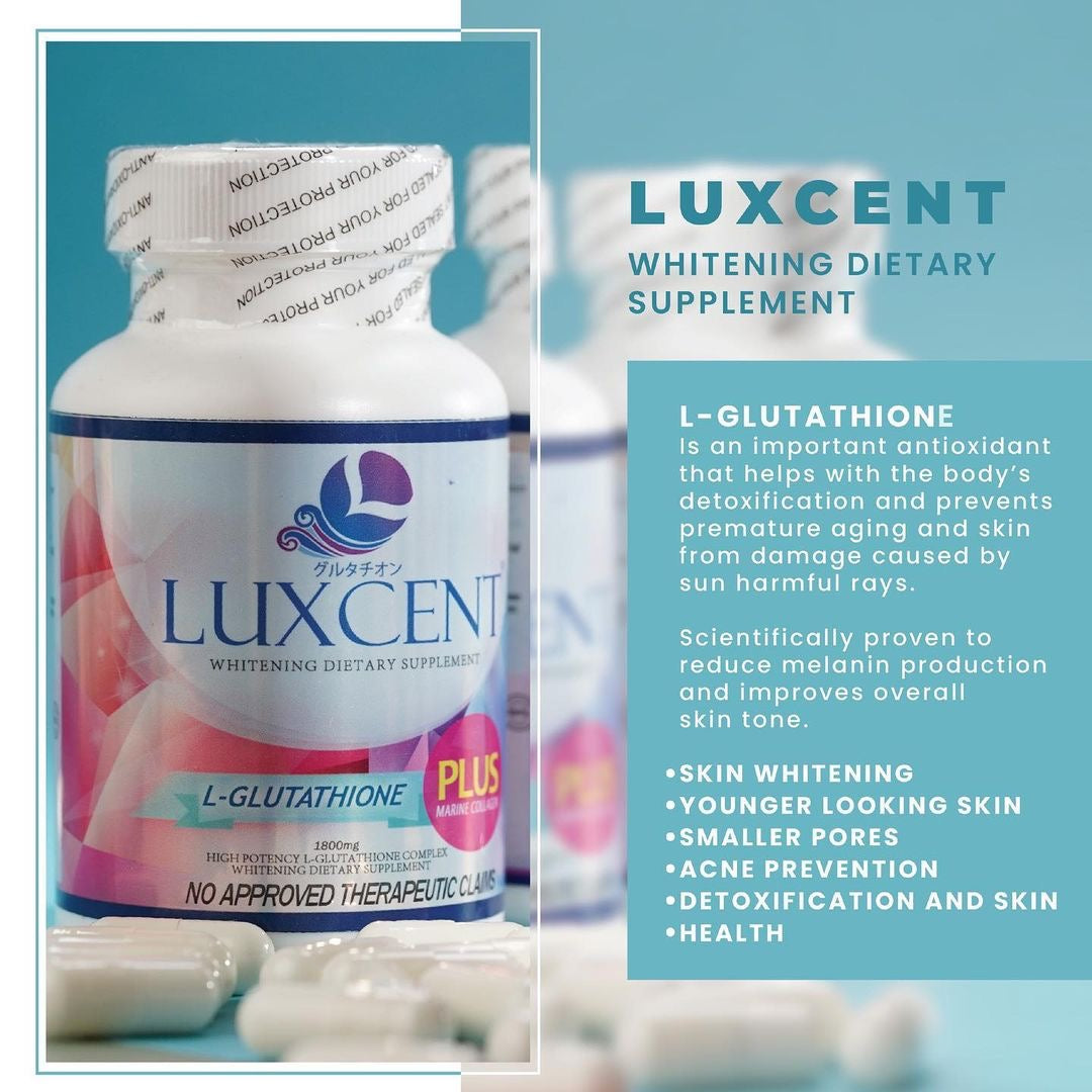 Luxcent Luminous Caps L-Glutathione Plus Marine Collagen (New Packaging) - La Belleza AU Skin & Wellness