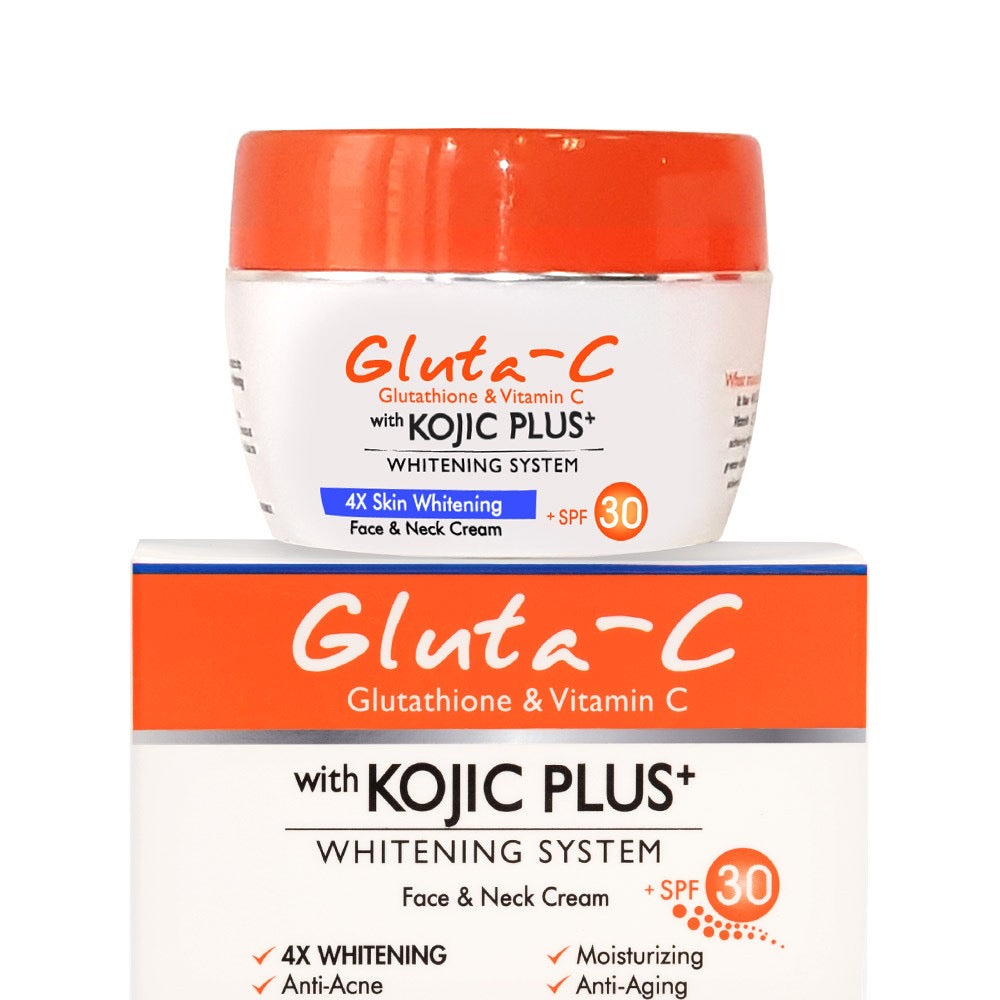 Gluta-C Kojic Plus+ Whitening Face and Neck Cream with SPF 30 25g - La Belleza AU Skin & Wellness