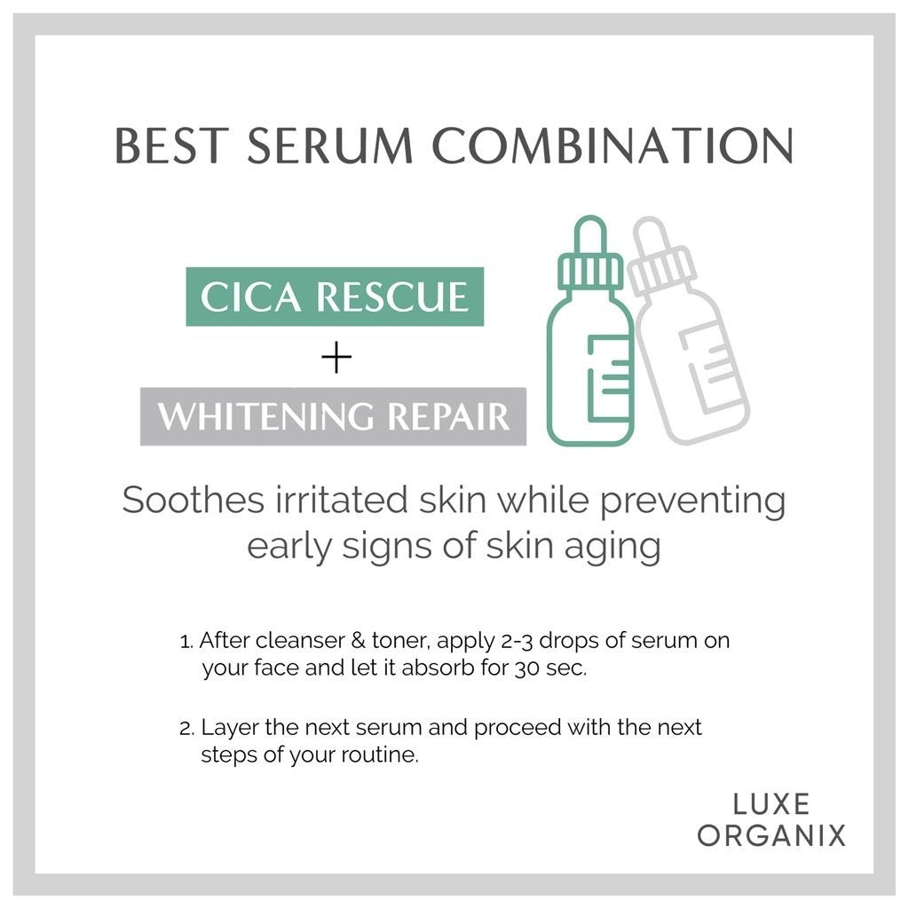 Luxe Organix Whitening Repair Serum 10% 30ml - La Belleza AU Skin & Wellness