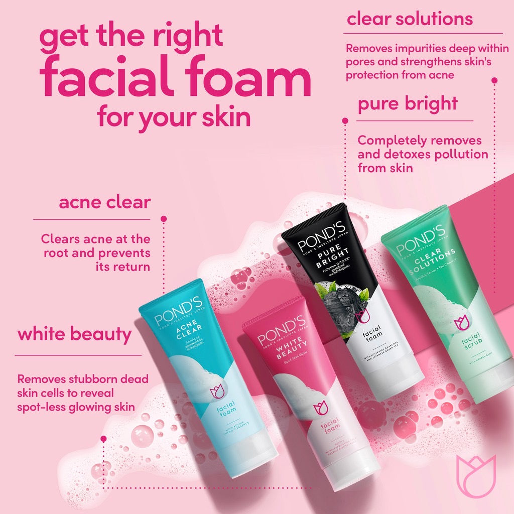 Pond's Clear Solutions Facial Scrub 100g - La Belleza AU Skin & Wellness