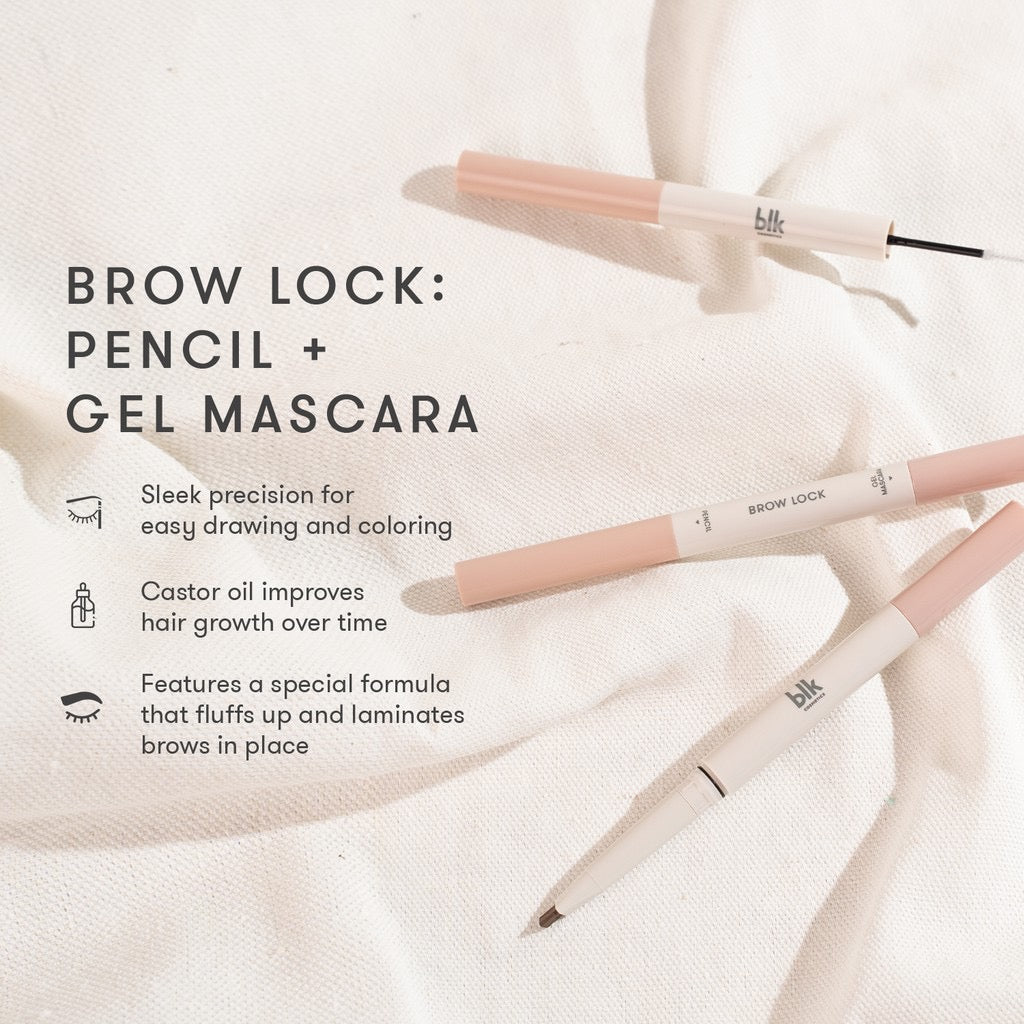 BLK Day Dream Brow Lock Pencil + Gel Mascara - La Belleza AU Skin & Wellness