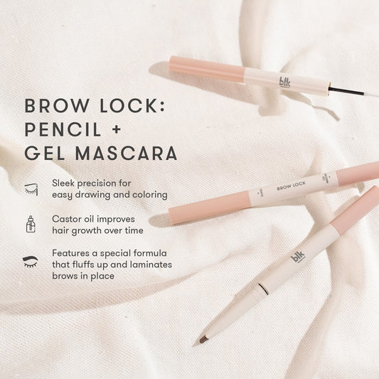 BLK Day Dream Brow Lock Pencil + Gel Mascara - La Belleza AU Skin & Wellness