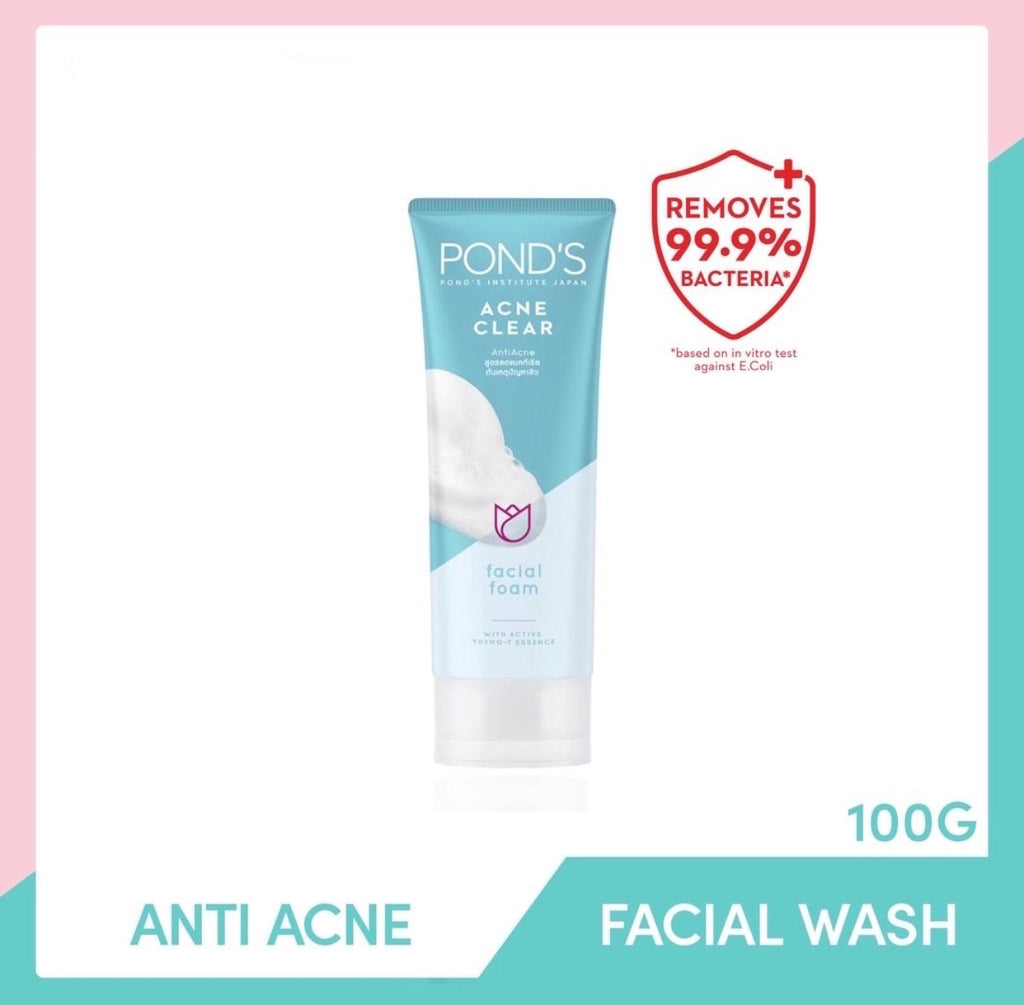 Pond's Acne Clear Facial Foam 100g - La Belleza AU Skin & Wellness