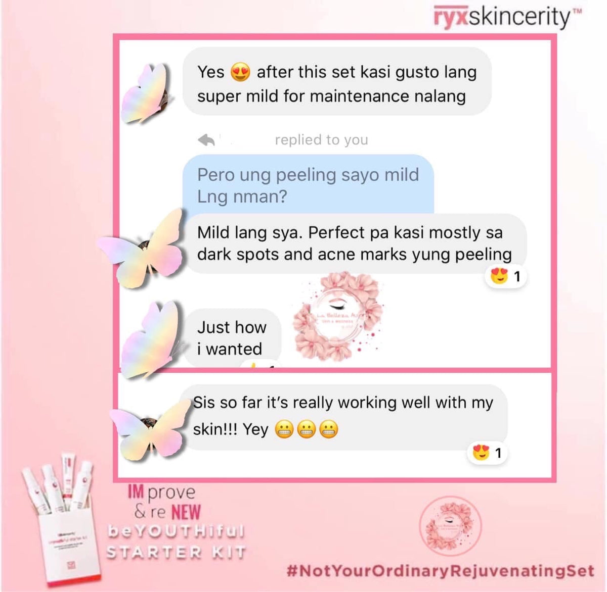 Beyouthiful Starter Kit 3.0 (With Sticker - Old Formula) - La Belleza AU Skin & Wellness