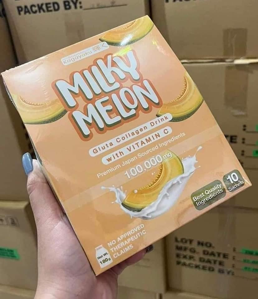 Rosmar Kagayaku Milky Melon Gluta Collagen Drink with Vitamin C 100,000mg 10s - La Belleza AU Skin & Wellness