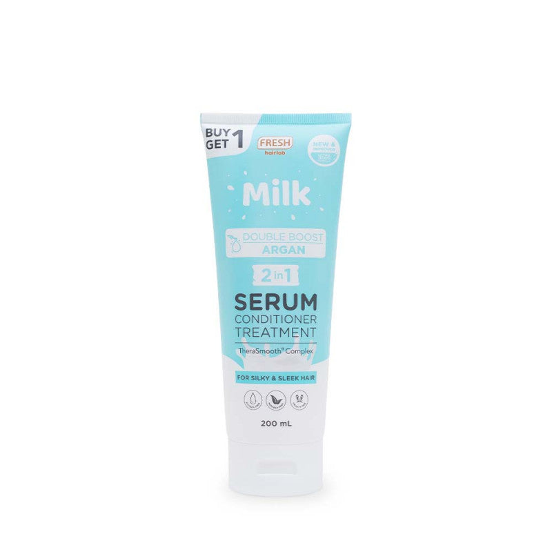 Fresh Hairlab Milk Boost Argan 2 in 1 Serum Conditioner Treatment 200ml - La Belleza AU Skin & Wellness