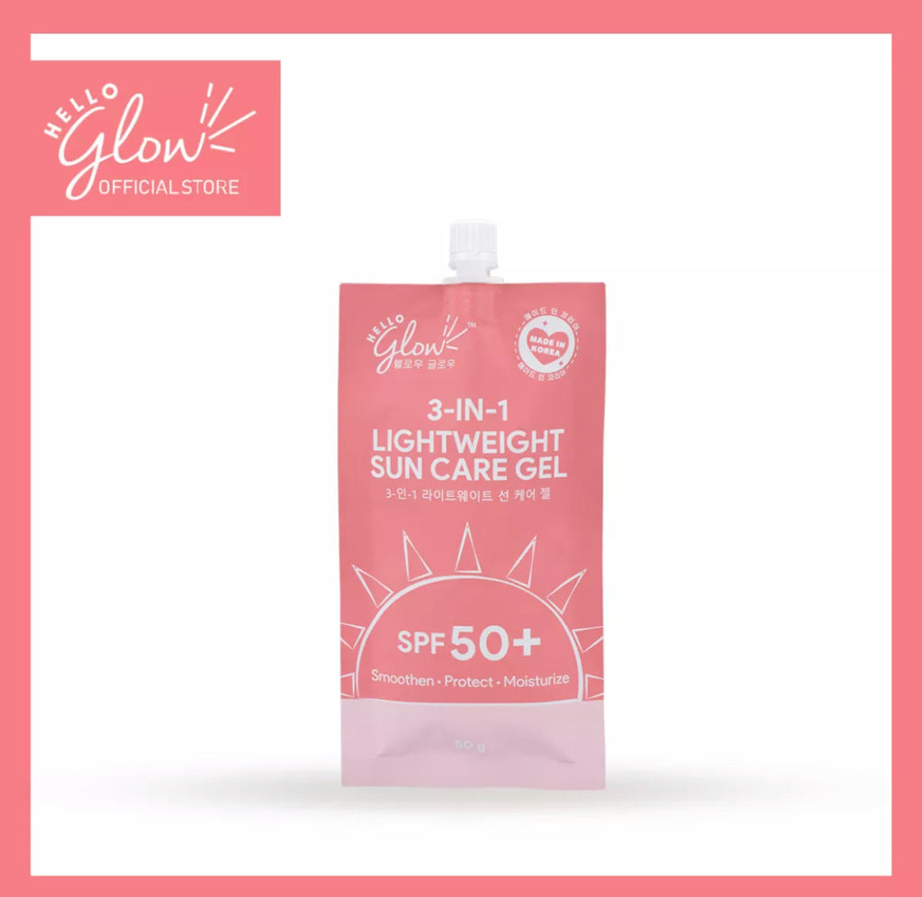 Hello Glow 3 in 1 Lightweight Sun Care Gel SPF 50+ - La Belleza AU Skin & Wellness