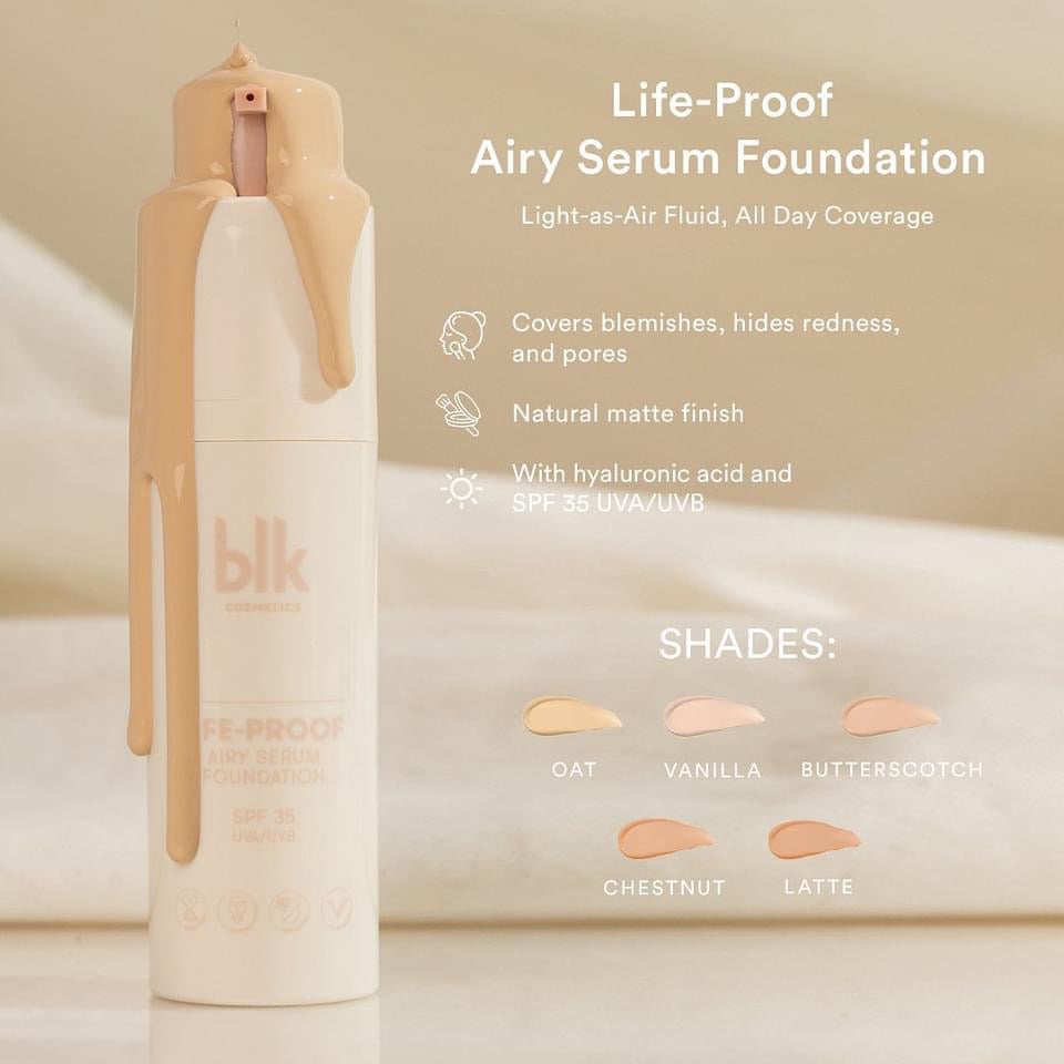 BLK Daydream Life-Proof Airy Serum Foundation - La Belleza AU Skin & Wellness