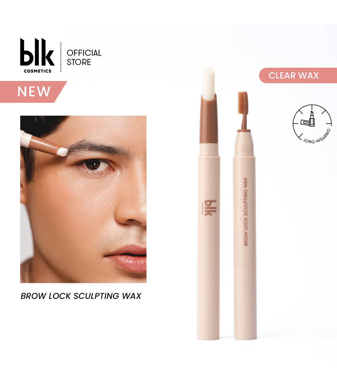 BLK Cosmetics Universal Brow Lock Sculpting Wax - La Belleza AU Skin & Wellness