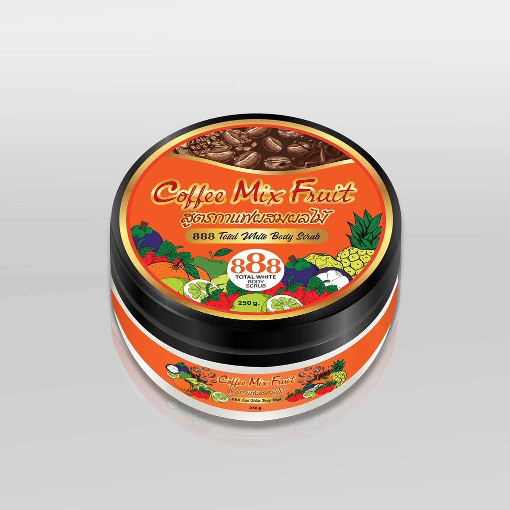 TOTAL 888 Coffee Mix Fruit Scrub 250g - La Belleza AU Skin & Wellness