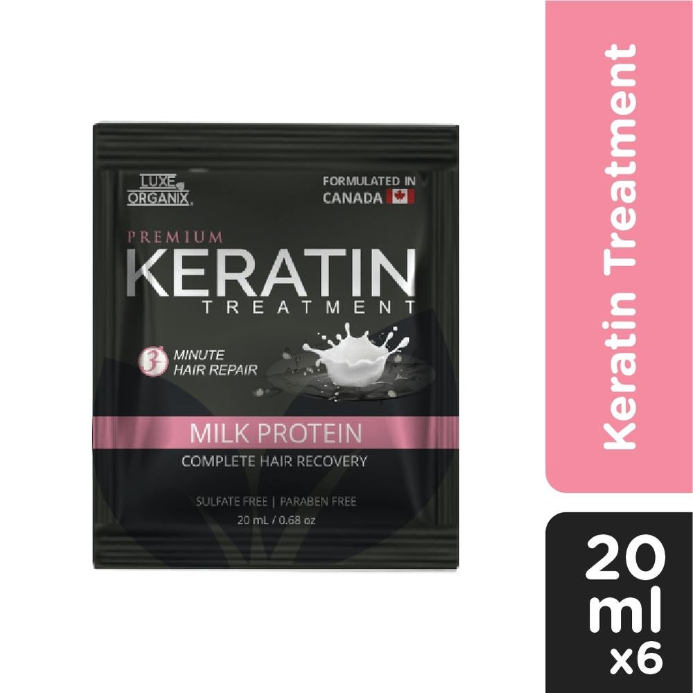 Luxe Organix Premium Keratin  Milk Protein Complete Hair Recovery 6s - La Belleza AU Skin & Wellness