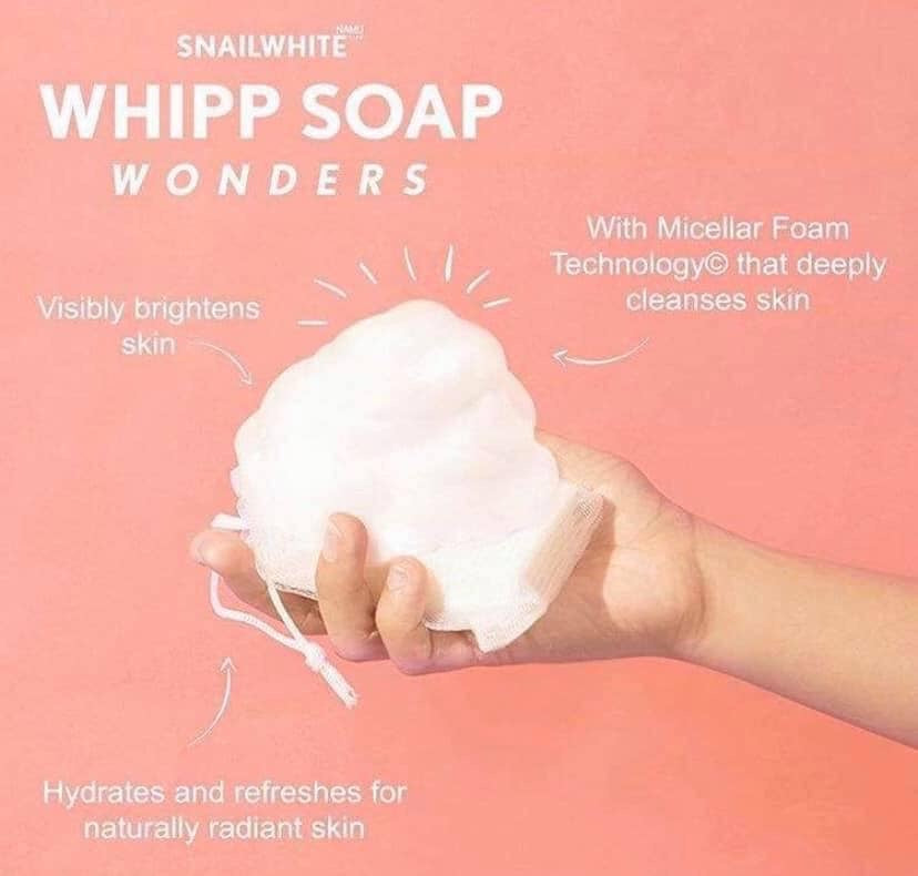 NAMU Snailwhite Whipp Soap 100g - La Belleza AU Skin & Wellness