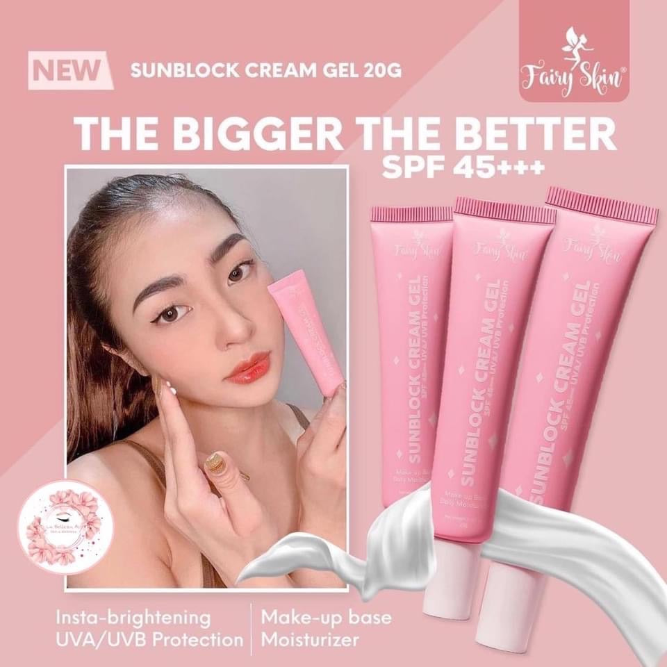 Fairy Skin Sunblock Cream Gel SPF45+ 20ml - La Belleza AU Skin & Wellness