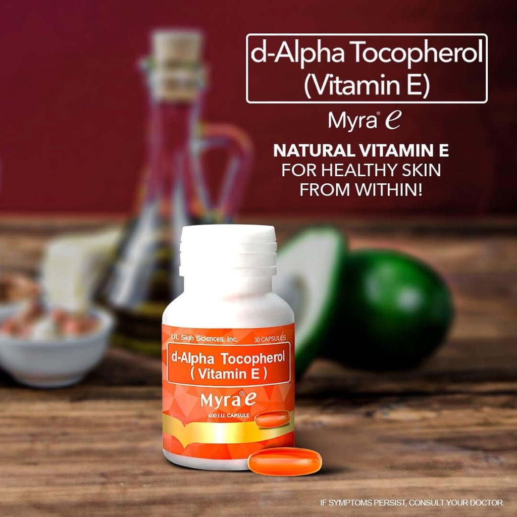 Myra®️e d-Alpha Tocopherol Vitamin E 400 I.U. Capsule - La Belleza AU Skin & Wellness