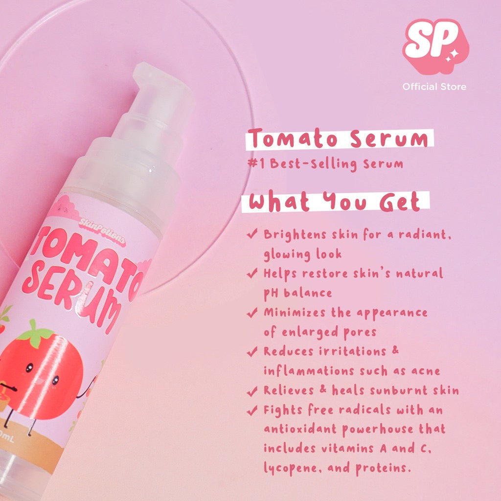 SkinPotions Tomato Serum Pump 30ml - La Belleza AU Skin & Wellness