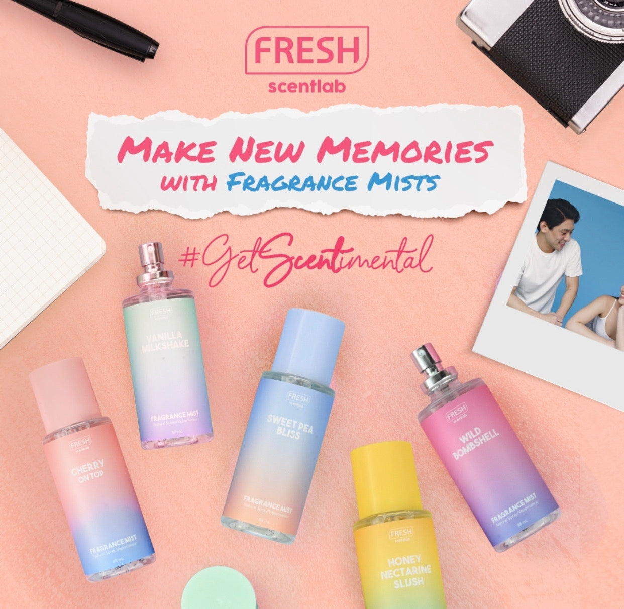 FRESH Scentlab Fragrance Mist 88ml - La Belleza AU Skin & Wellness