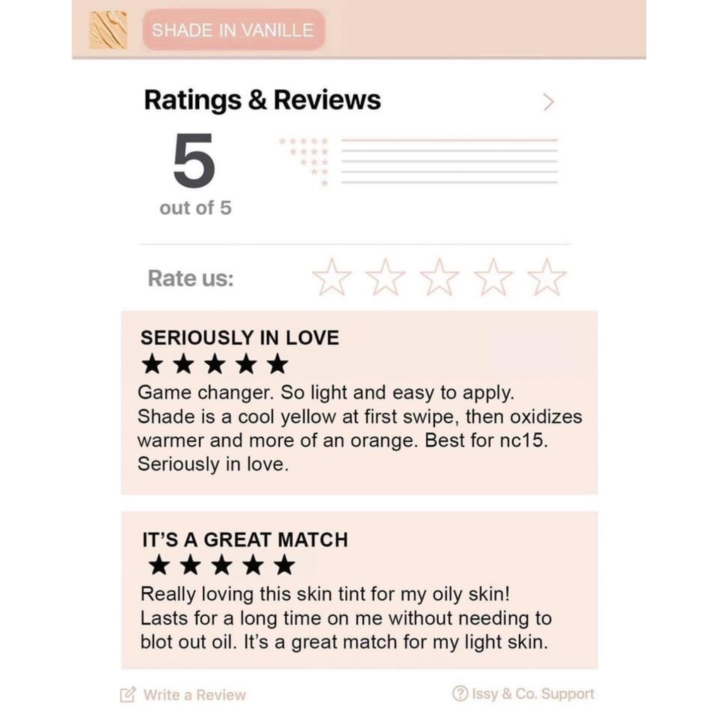 Issy & Co. Active Skin Tint SPF35 - La Belleza AU Skin & Wellness