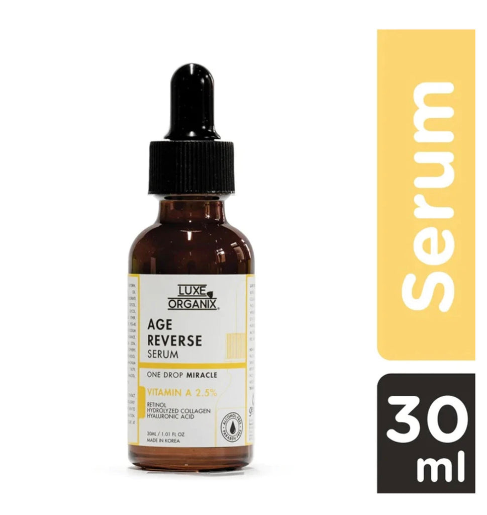 Age Reverse Serum Vitamin A 2.5% 30ml - La Belleza AU Skin & Wellness
