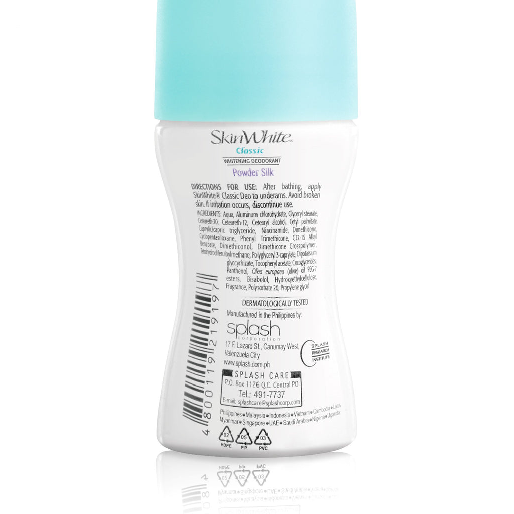 SkinWhite Classic Powder Silk Deo Deodorant 40ml - La Belleza AU Skin & Wellness