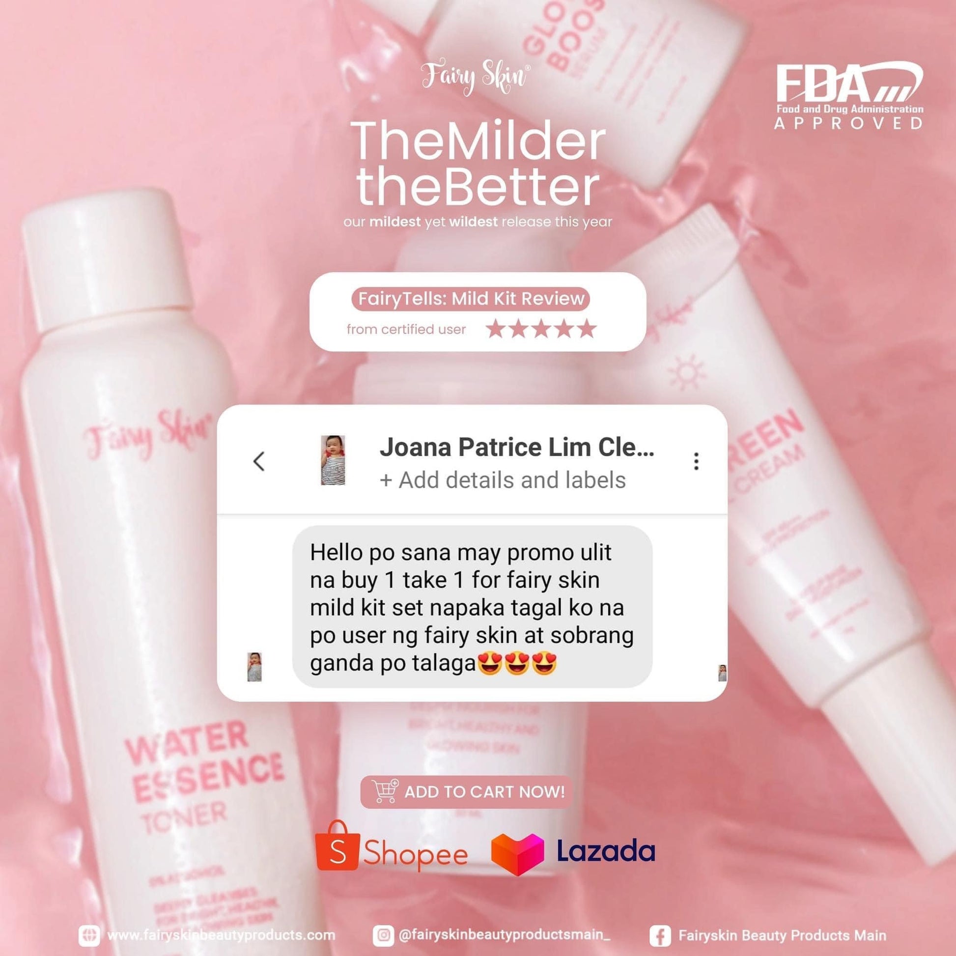 Fairy Skin Mild Facial Kit (New & Improved) - La Belleza AU Skin & Wellness