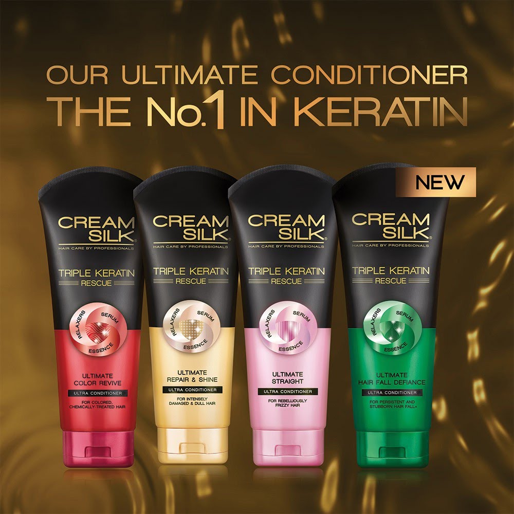 Creamsilk Triple Keratin Rescue 340ml - La Belleza AU Skin & Wellness
