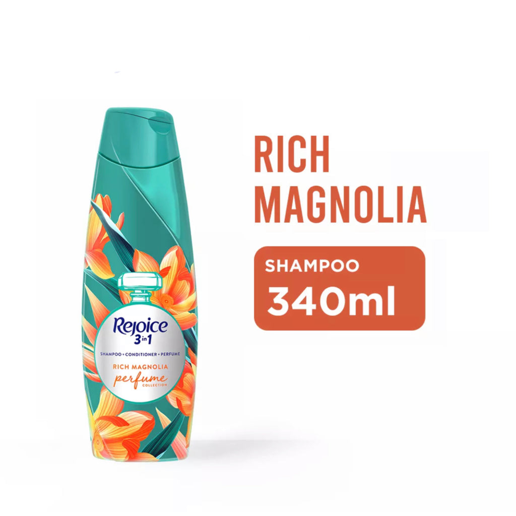 Rejoice Rich Magnolia Perfume Shampoo 340ml (Smoothening) - La Belleza AU Skin & Wellness