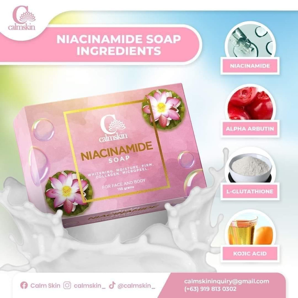 Calmskin Niacinamide Soap 135g - La Belleza AU Skin & Wellness