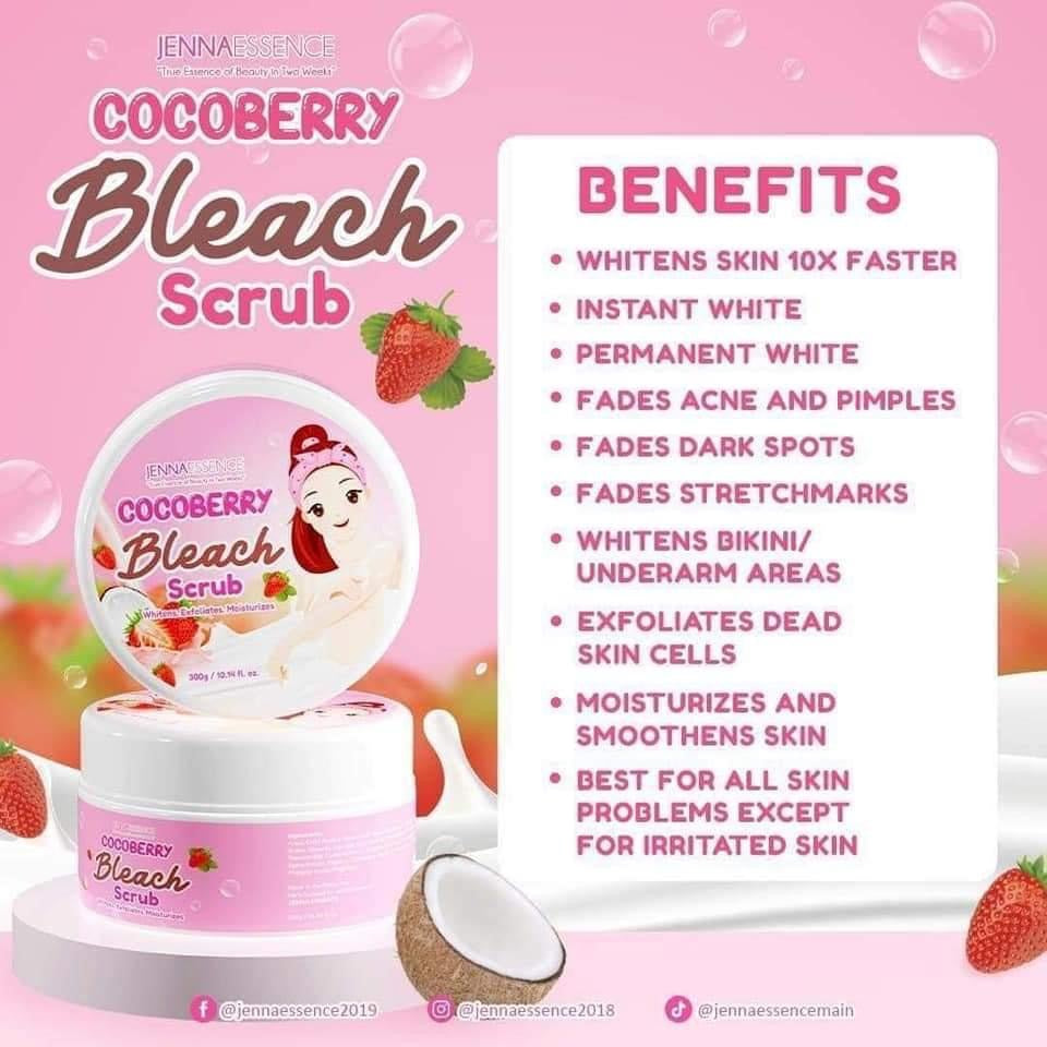 Cocoberry Bleach Scrub by Jenna Essence 300g - La Belleza AU Skin & Wellness