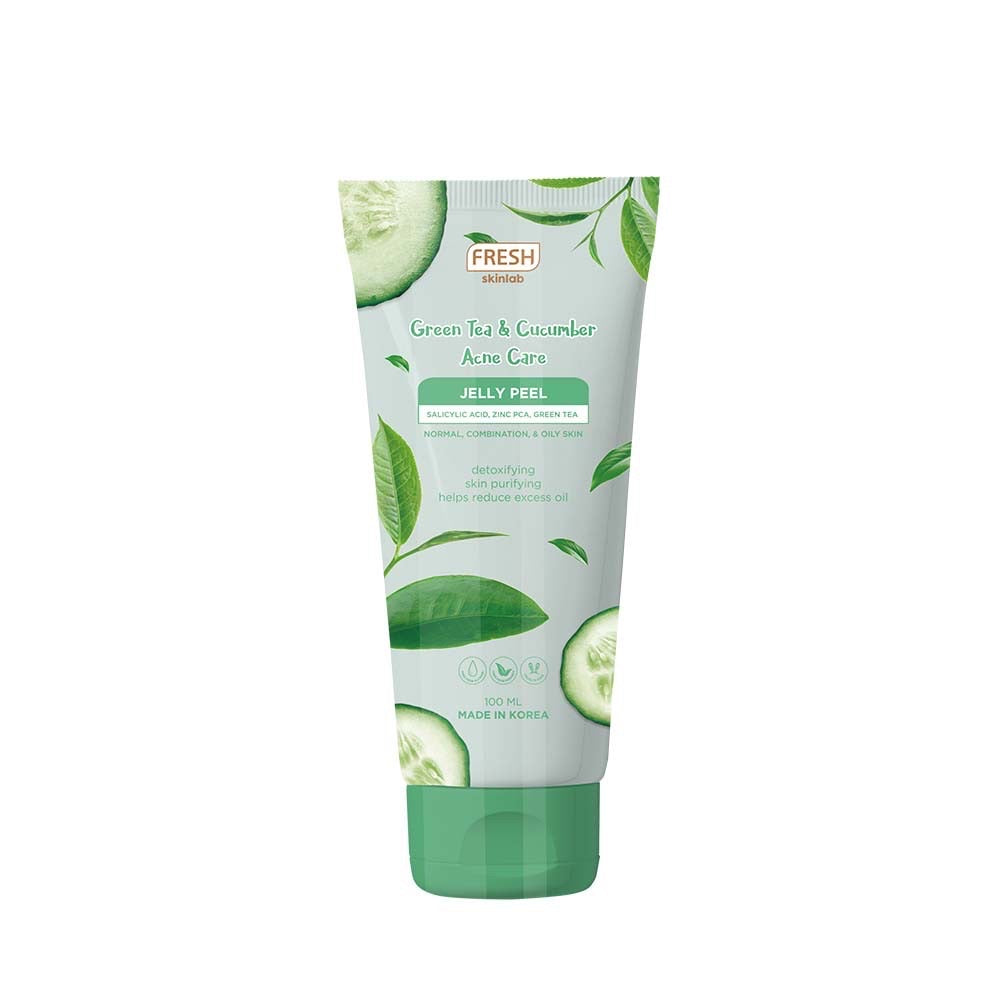 Fresh Skinlab Green Tea And Cucumber Acne Care Jelly Peel (100ml) - La Belleza AU Skin & Wellness