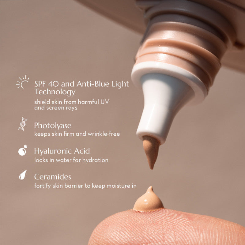 Happy Skin Rescue Me Tinted Matte Sun Gel Primer Broad Spectrum Spf40  40ml - La Belleza AU Skin & Wellness