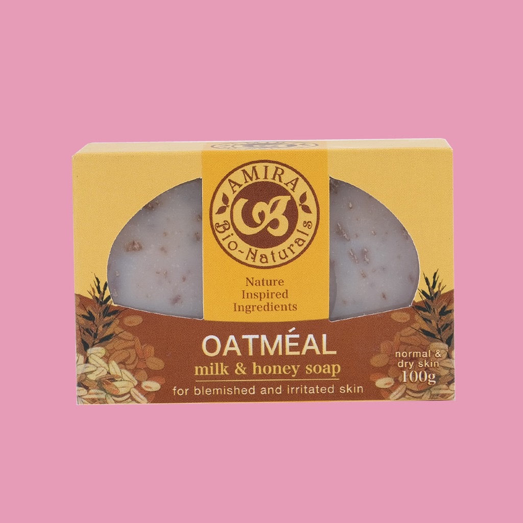 Oatmeal, Milk & Honey Soap w/ Oatmeal Flakes –