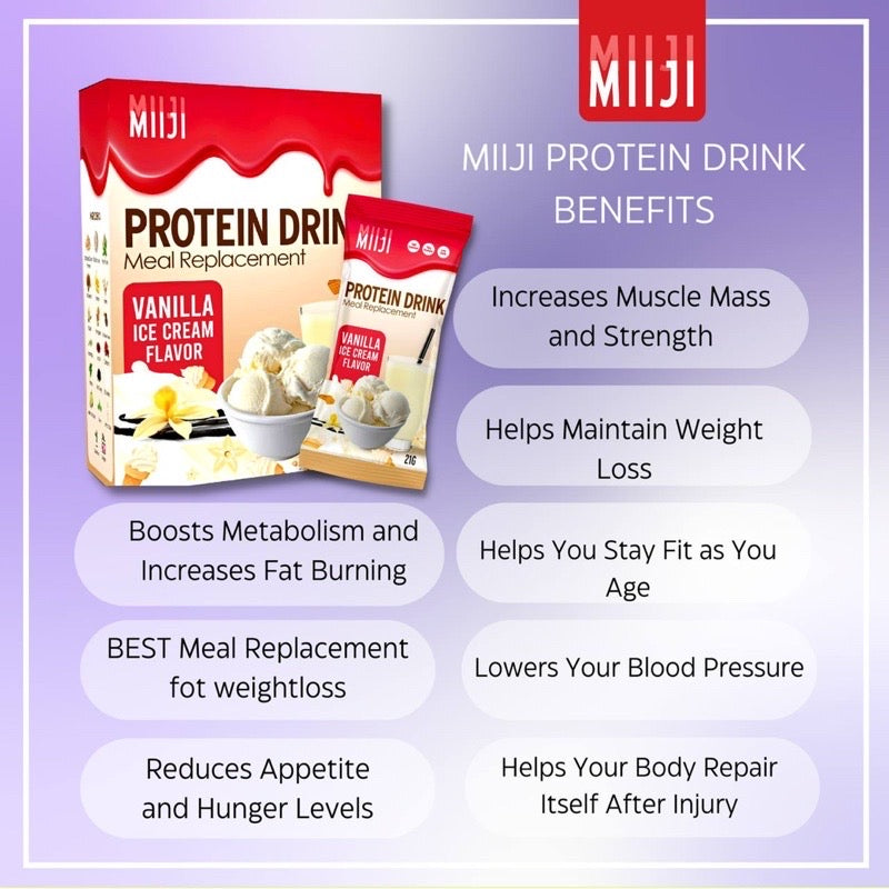 MIIJI Protein Drink Meal Replacement and Re-Dtox Slimming Detox - La Belleza AU Skin & Wellness