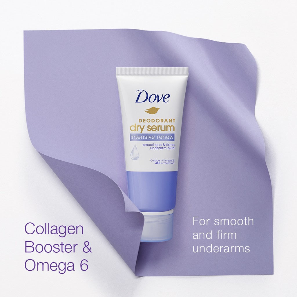Dove Intensive Renew Deo Dry Serum Collagen + Omega 6 50ml (exp 03/2024) - La Belleza AU Skin & Wellness
