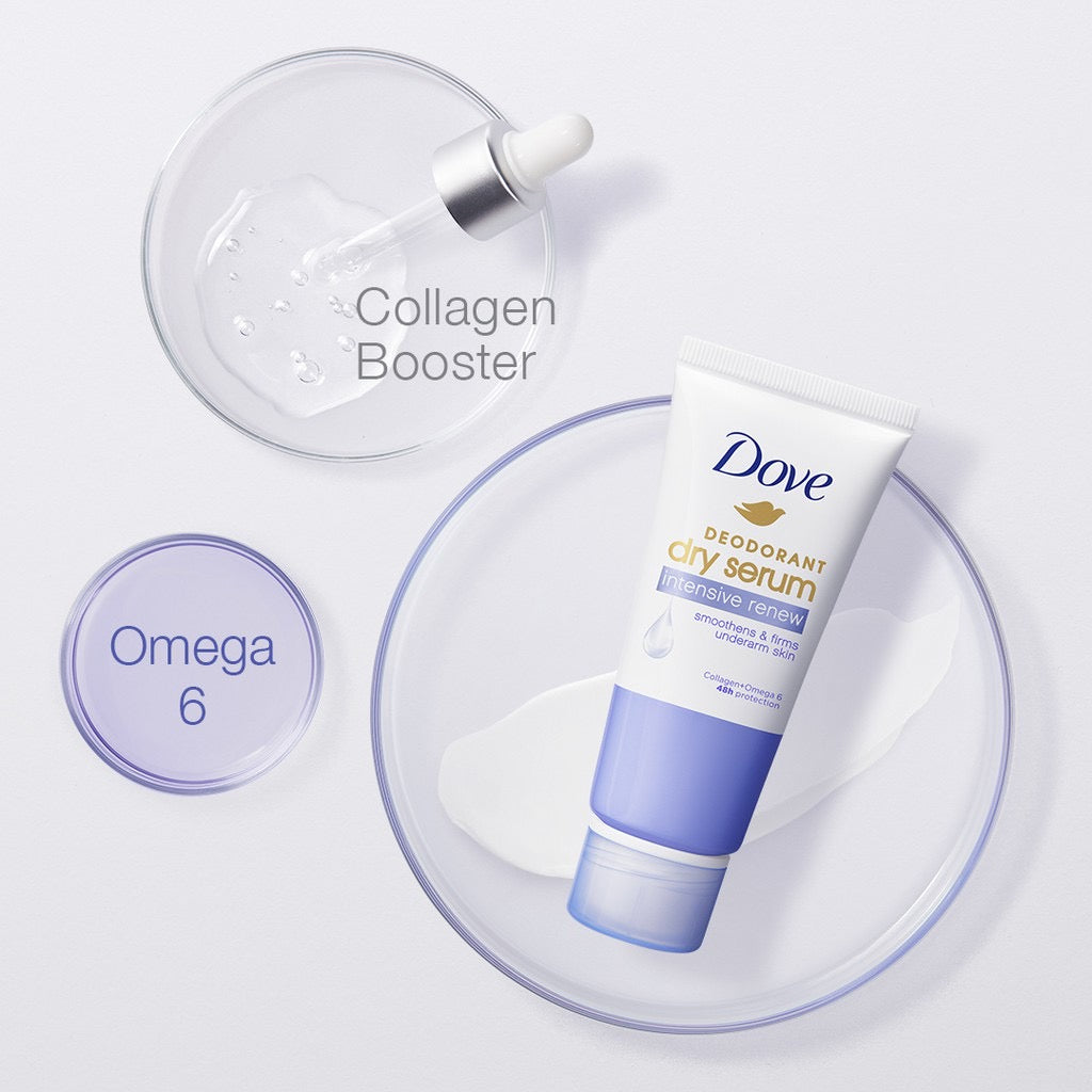 Dove Intensive Renew Deo Dry Serum Collagen + Omega 6 50ml (exp 03/2024) - La Belleza AU Skin & Wellness
