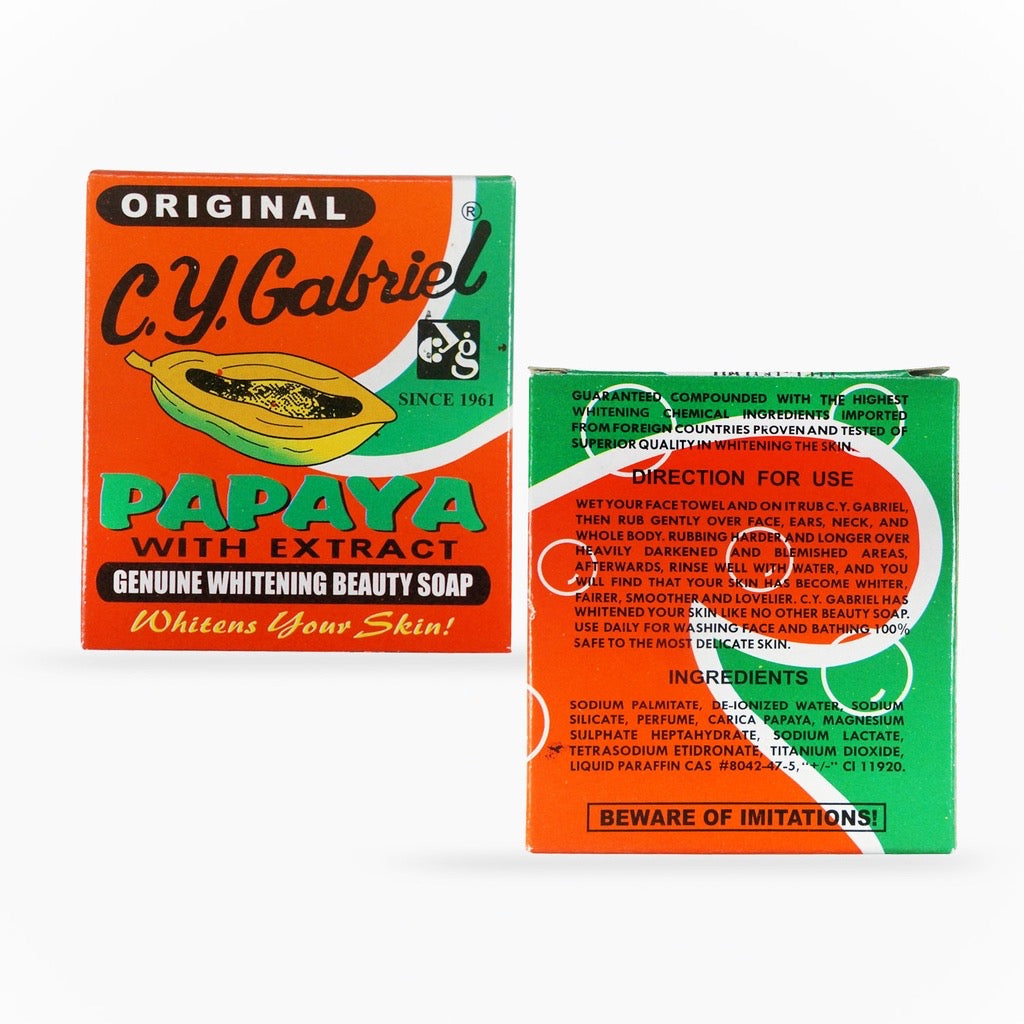 CY Gabriel Papaya Soap 60g - La Belleza AU Skin & Wellness