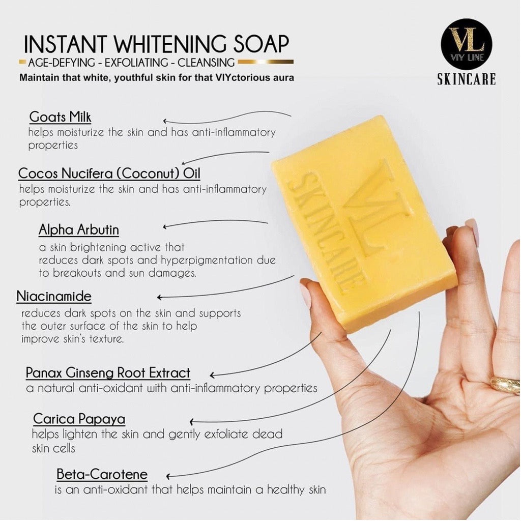 VIYLine Skincare Soap (Peeling | Kojic | Instant Whitening) 150g - La Belleza AU Skin & Wellness