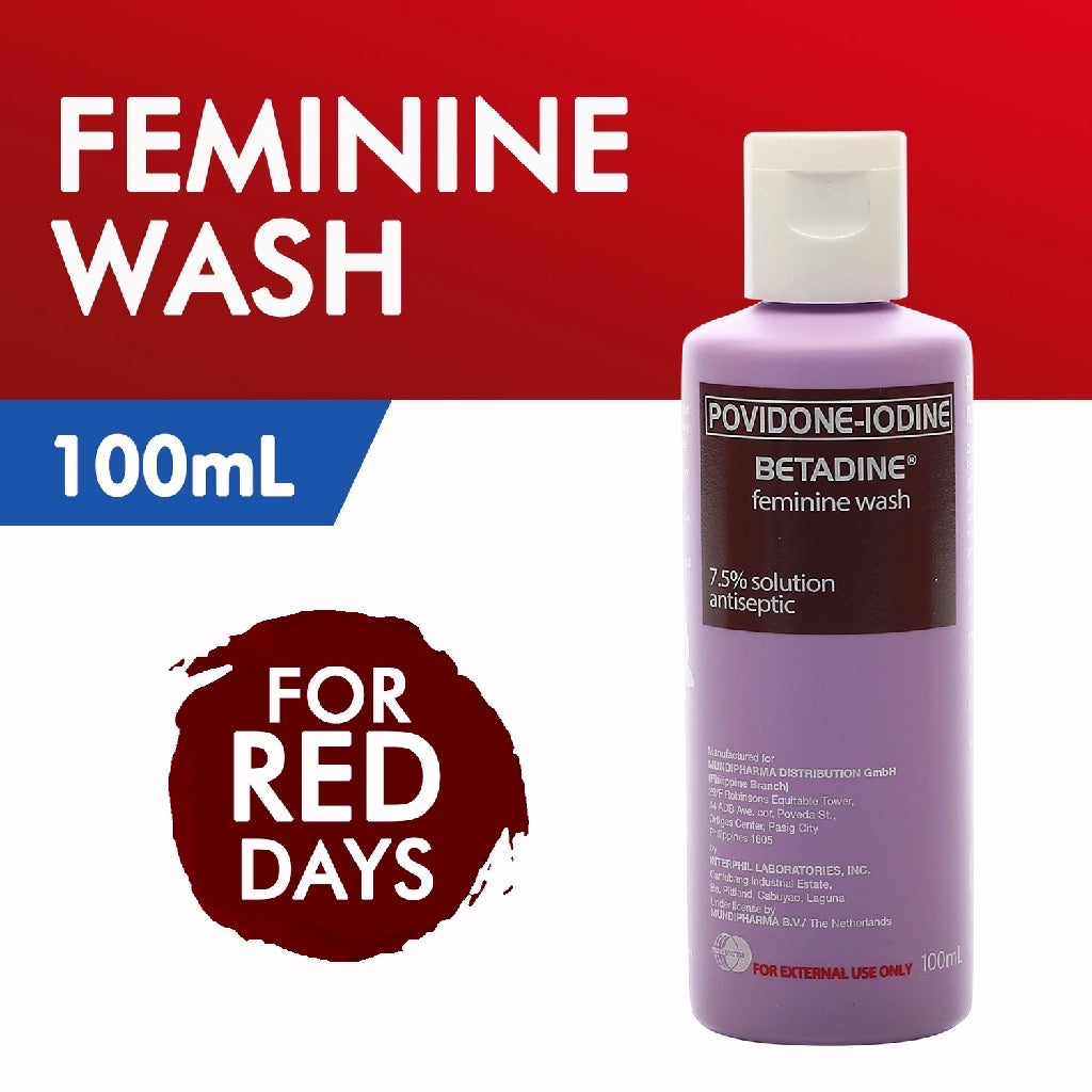 BETADINE® (Povidone-Iodine) Antiseptic Feminine Wash 100mL - La Belleza AU Skin & Wellness
