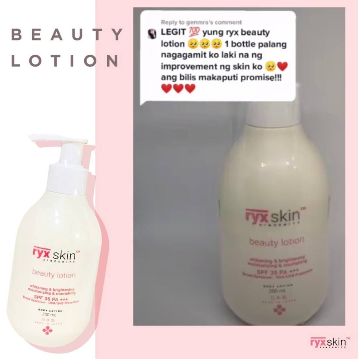 Beauty Lotion 200ml (New Bottle-Matte White) - La Belleza AU Skin & Wellness